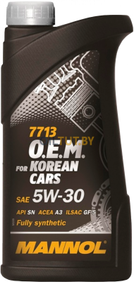 Mannol O.E.M. 7713 for Korean Cars SAE 5W-30